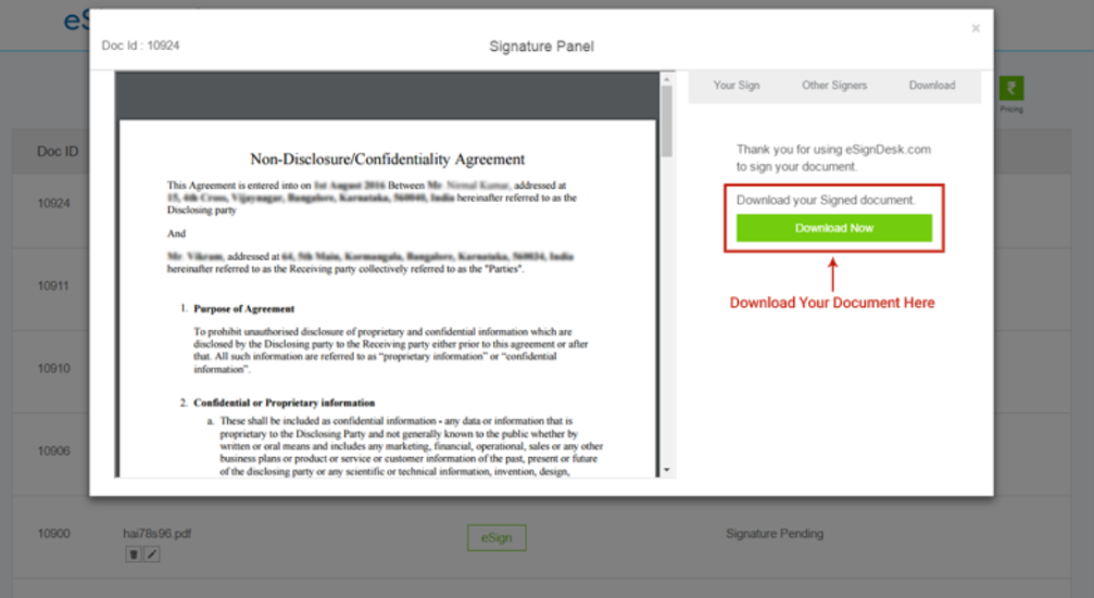 Validate eSign Online