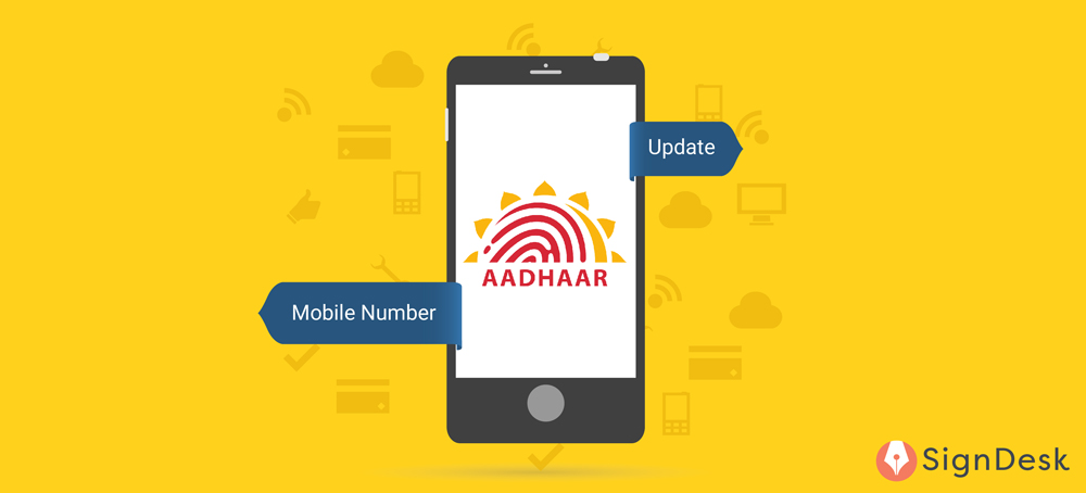 How To Update Mobile number to aadhaar