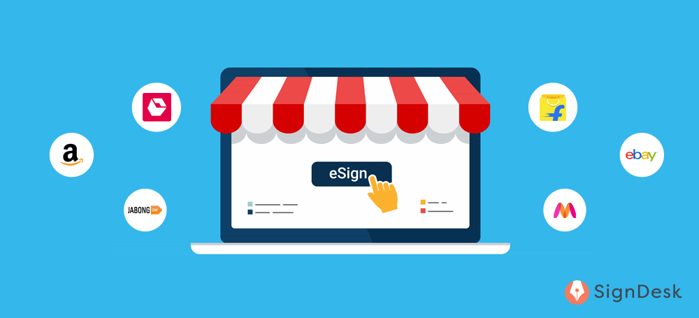 Aadhaar based eSignature for eCommerce Business Owners In India - SignDesk.com