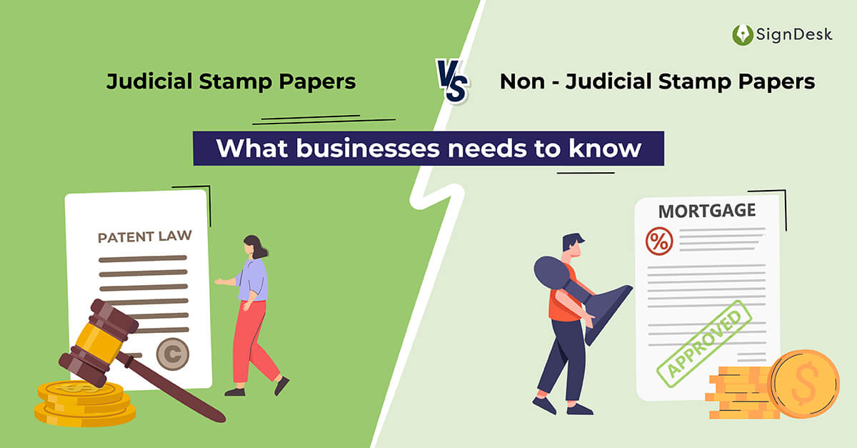 What is the Difference Between Judicial and Non judicial Stamp Papers