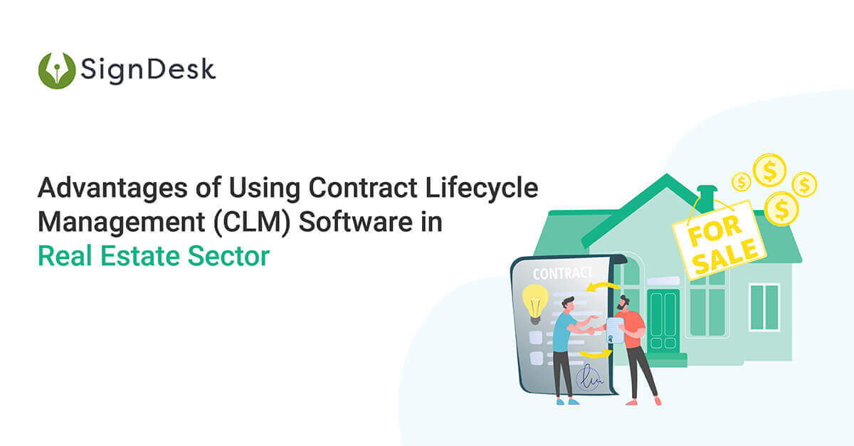 real estate contract management clm software