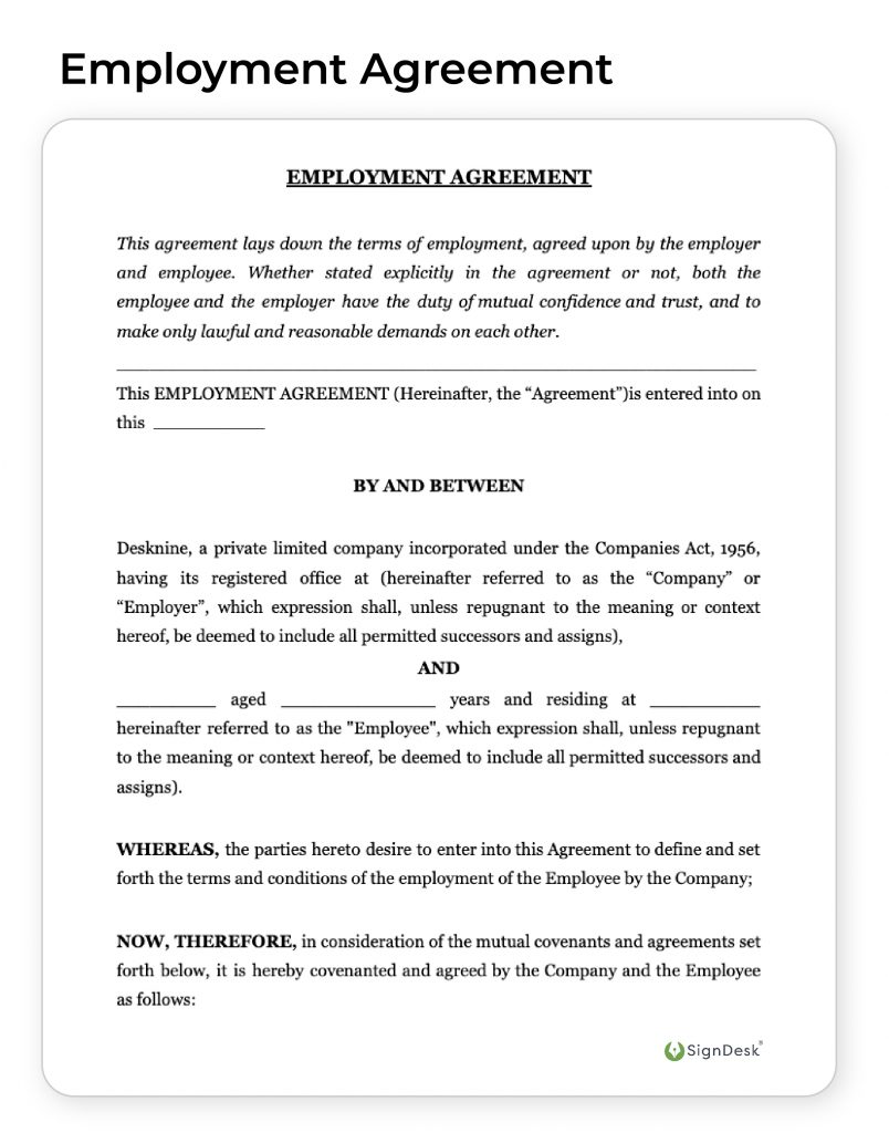 Employment Agreement