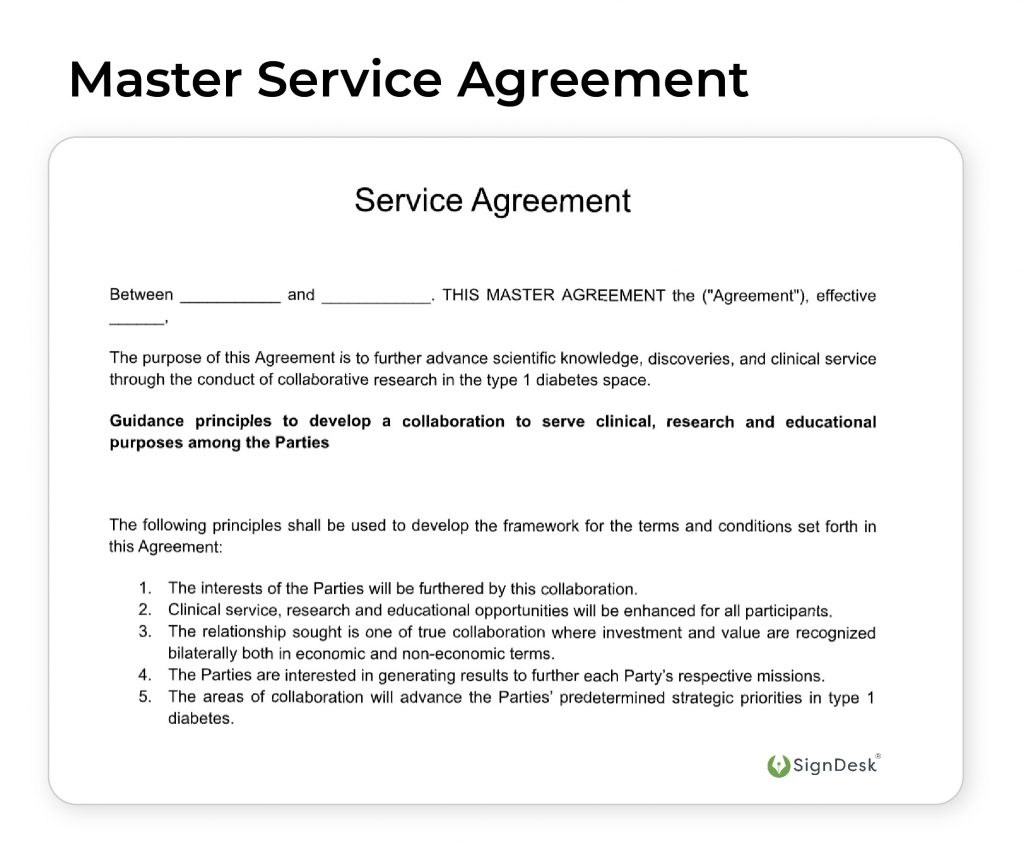 Service Agreement