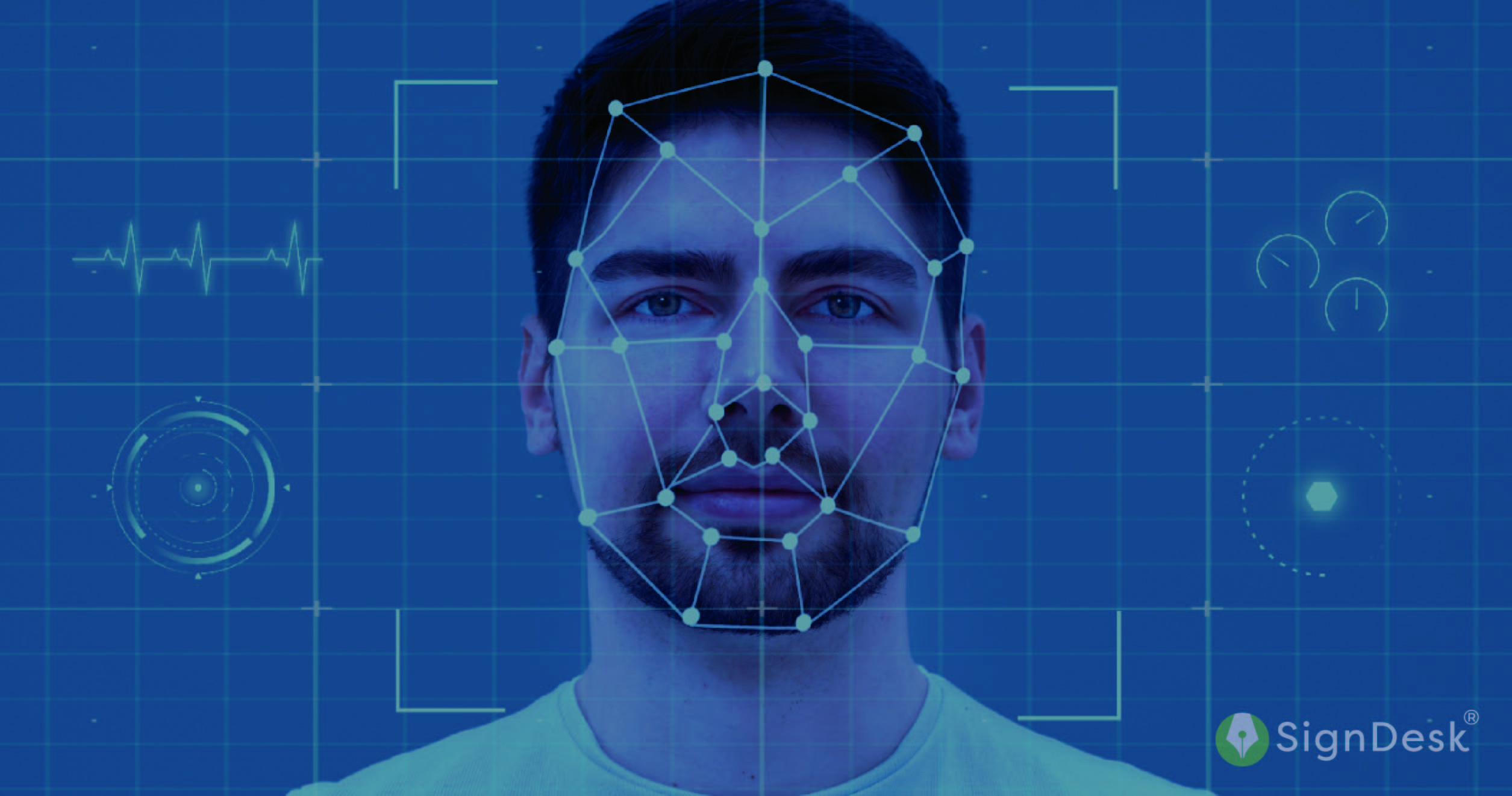 An image displaying an eSigner undergoing liveness detection